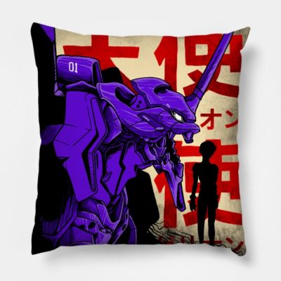 Evangelion Throw Pillow Official Haikyuu Merch