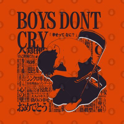 Neon Genesis Evangelion Shinji Ikari Boys Dont Cry T-Shirt Official Haikyuu Merch