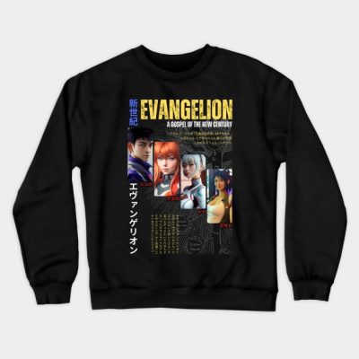 Evangelion Angels Crewneck Sweatshirt Official Haikyuu Merch