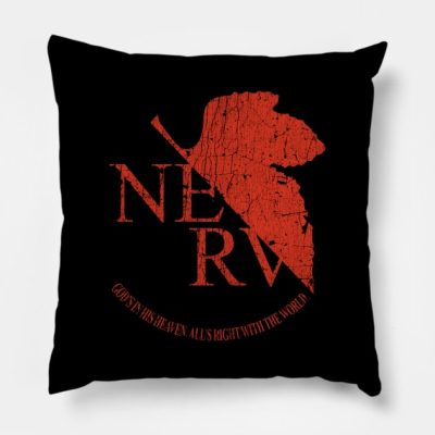 Nerv Evangelion Throw Pillow Official Haikyuu Merch