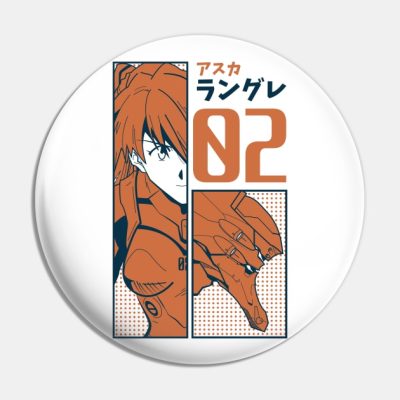 Asuka Evangelion Pin Official Haikyuu Merch