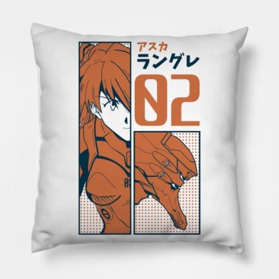 Asuka Evangelion Throw Pillow Official Haikyuu Merch