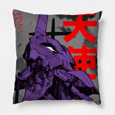 Eva 01 Japan Throw Pillow Official Haikyuu Merch