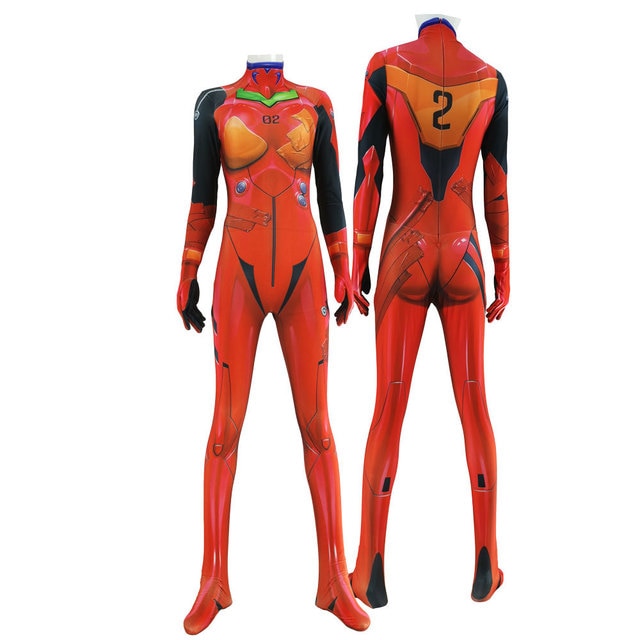 EVANGELION Ayanami Rei Cosplay Costume Anime Asuka Tights Jumpsuits Halloween Christmas Cos Play Bodysuit for - Evangelion Store