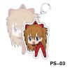 evangelion keychain Mecha Keychain Red Sun Keyring Feel Japan NGE Anime Series Charm 3 - Evangelion Store