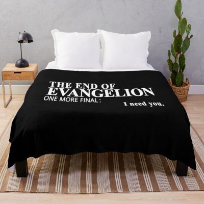 One More Final: I Need You. Throw Blanket Official Evangelion Merch