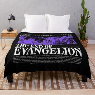 Evangelion T-Shirtthe End Of Evangelion Throw Blanket Official Evangelion Merch