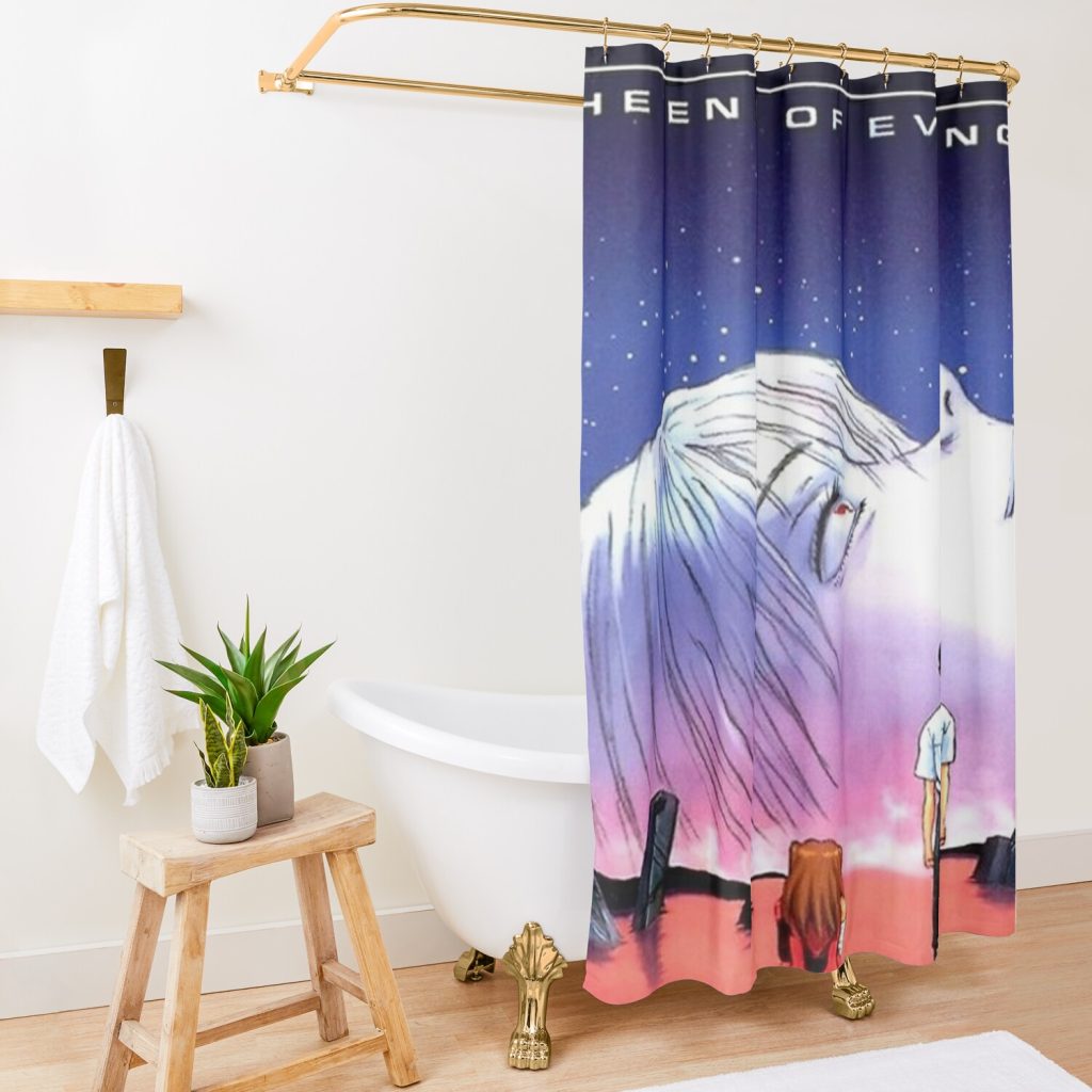 Shower Curtain Official Evangelion Merch