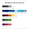tank top color chart - Evangelion Store